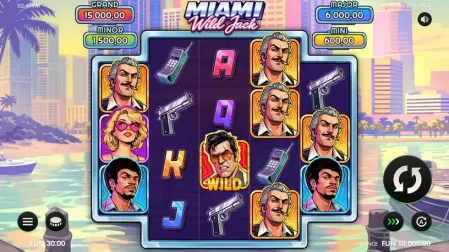 Miami Wild Jack slot screenshot 1