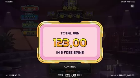 Miami Wild Jack slot screenshot 6
