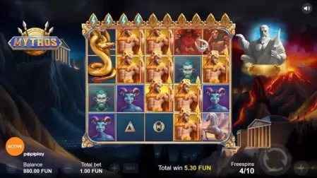 Mythos slot screenshot 4