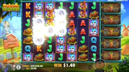 Rabbit Garden slot screenshot 2