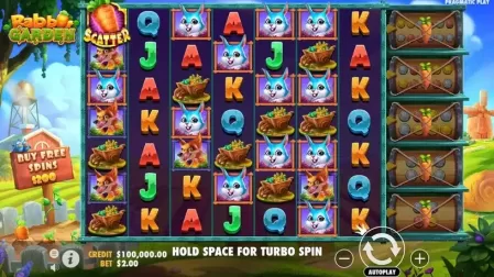 Rabbit Garden slot screenshot 1
