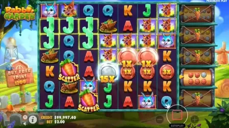 Rabbit Garden slot screenshot 3