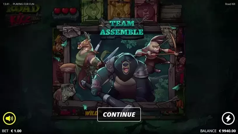 Roadkill slot screenshot 2