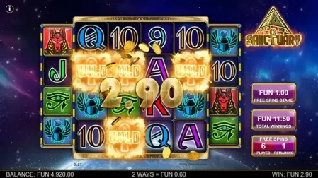 Sanctuary slot screenshot 5