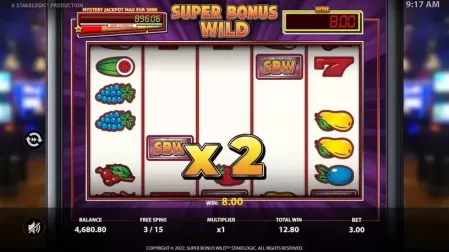 Super Bonus Wild slot screenshot 5