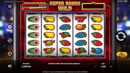 Super Bonus Wild slot screenshot 1