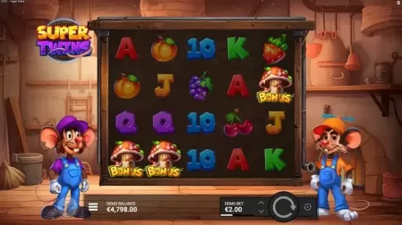 Super Twins slot screenshot 2
