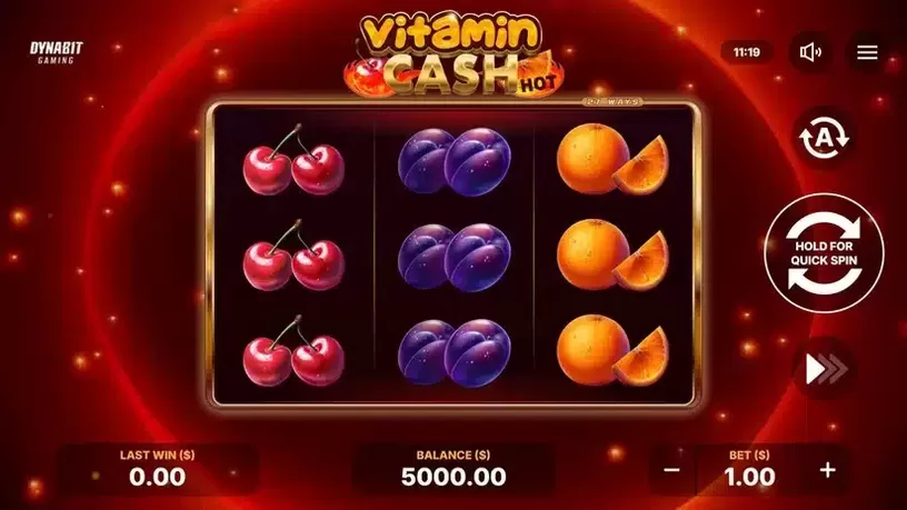 Vitamin Cash Hot slot screenshot 