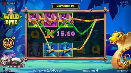 Wild Bite slot screenshot 5