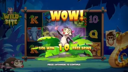 Wild Bite slot screenshot 3