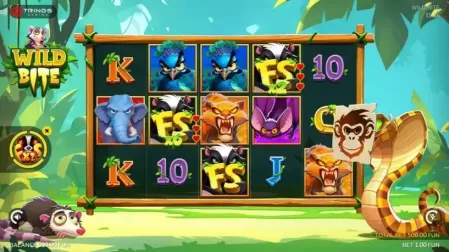 Wild Bite slot screenshot 2