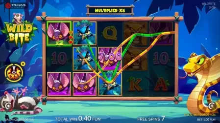 Wild Bite slot screenshot 4