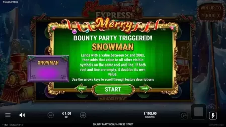 X-mas Express slot screenshot 3