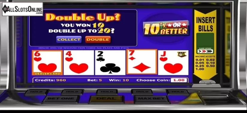 Gamble 2. 10's or Better (Betsoft) from Betsoft