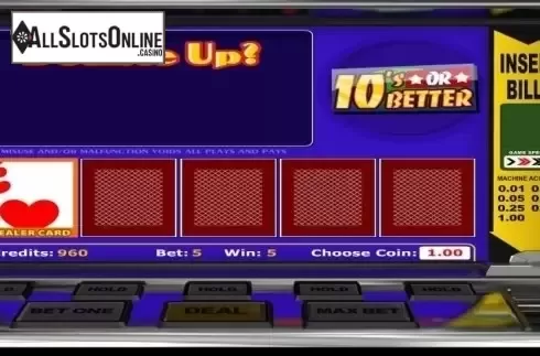 Gamble 1. 10's or Better (Betsoft) from Betsoft