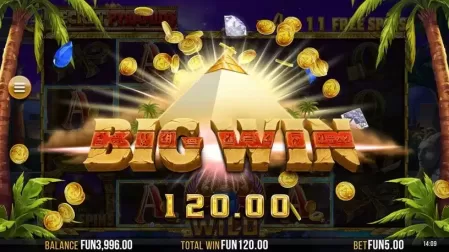 4 Secret Pyramids slot screenshot 6
