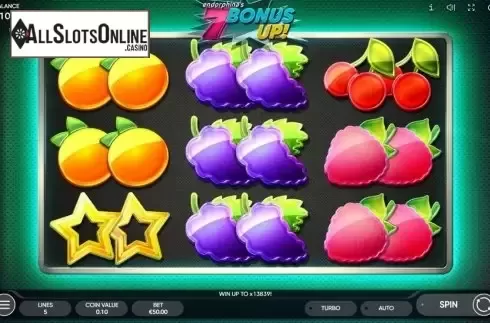 Reel Screen. 7 Bonus Up from Endorphina