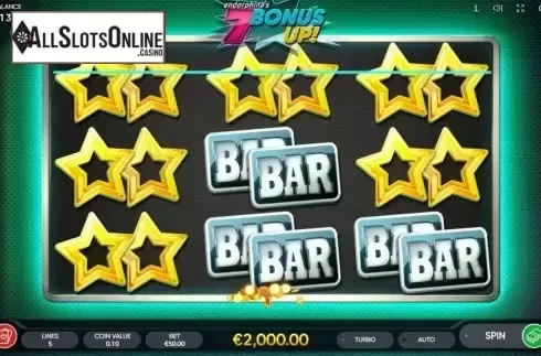 Win Screen 4. 7 Bonus Up from Endorphina