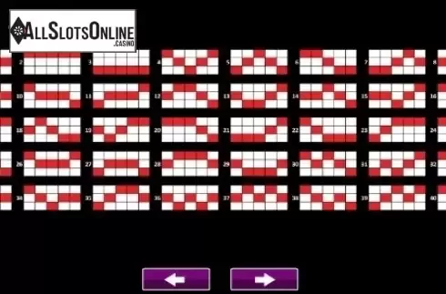 Paytable 4. A Night of Mystery from High 5 Games