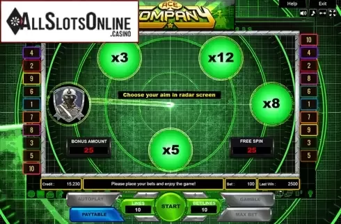 Bonus Feature. Ace Company from Platin Gaming