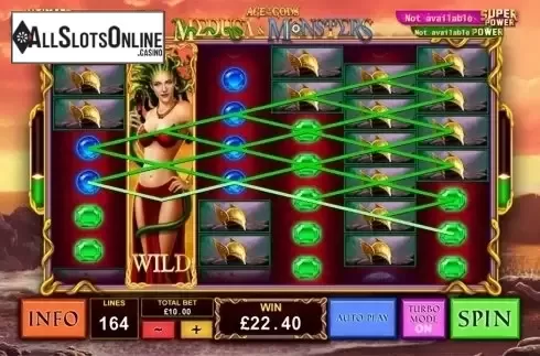 Wild win screen. Age of the Gods Medusa & Monsters from Playtech Origins