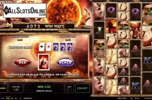 Gamble Double UP Risk Game Screen
