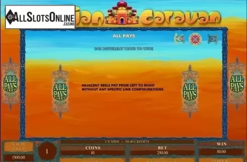 Screen7. Arabian Caravan from Microgaming