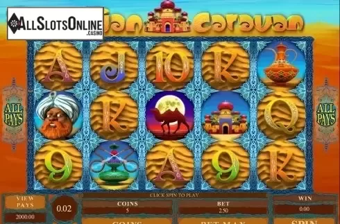 Screen8. Arabian Caravan from Microgaming