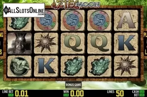 Bonusgame win. Aztec Moon HD from World Match
