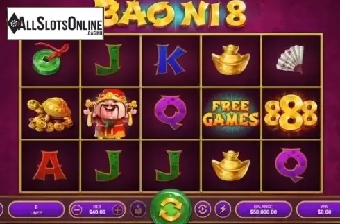 Reel Screen. Bao Ni 8 from RTG