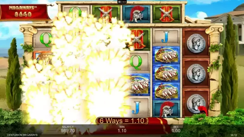 Centurion Megaways slot screenshot 