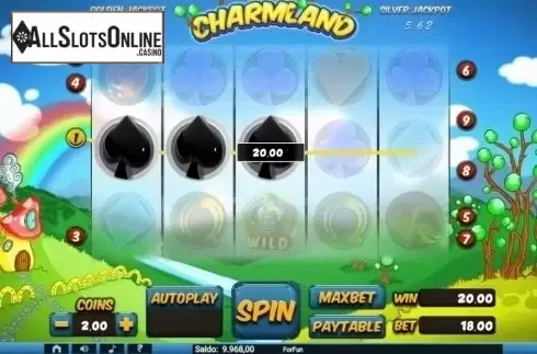 Win Screen. Charmland from Tuko Productions