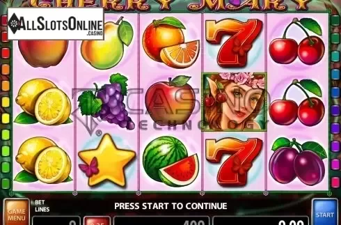 Screen2. Cherry Mary from Casino Technology