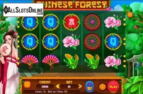 Reels screen. Chinese Forest from X Line