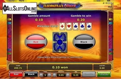 Double Up. Cleopatra's Choice from Greentube