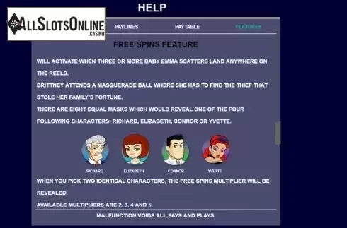 Feature screen 1. Days of Our Slots from Arrows Edge