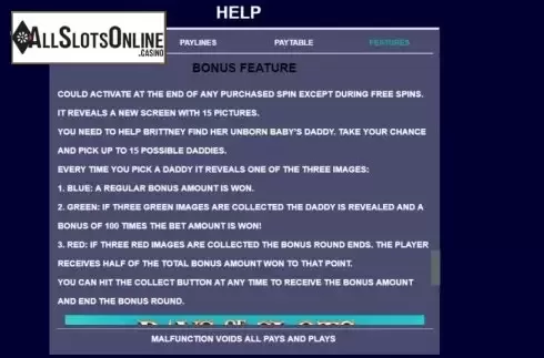 Feature screen 2. Days of Our Slots from Arrows Edge