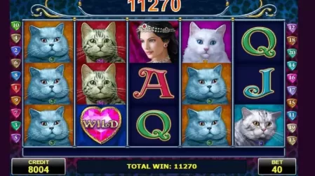 Diamond Cats slot screenshot 3