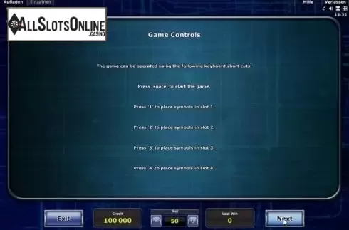 Paytable 3. Dice Winner from Greentube