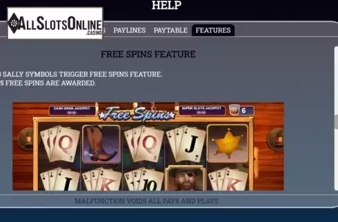 Feature screen 1. Dodge City from Arrows Edge