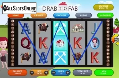 Win screen 3. Drab to Fab from Arrows Edge