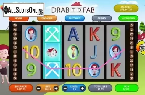 Win screen 2. Drab to Fab from Arrows Edge