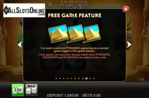 Free Game feature screen