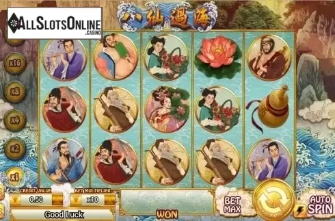 Game Workflow screen . Eight Immortals (TOP TREND GAMING) from TOP TREND GAMING