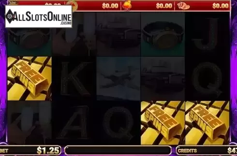 Free Spins Win Screen