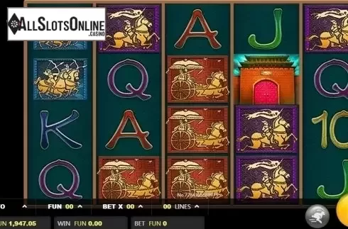 Reel screen. Fire Bull from JDB168