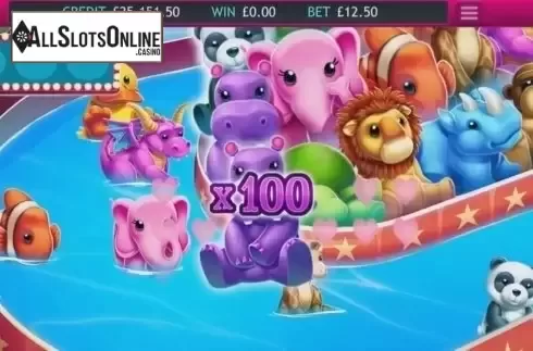 Bonus game. Fluffy Favourites Fairground from Eyecon