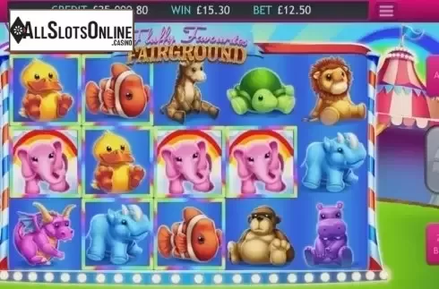 Free spin. Fluffy Favourites Fairground from Eyecon