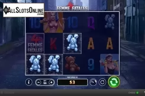 Win Screen 3. Four Femme Fatales from Skywind Group