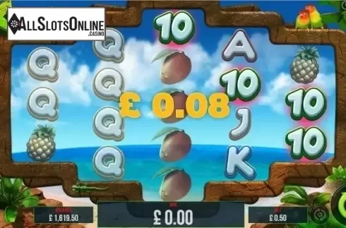Win Screen. Froots from Pariplay